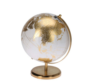 Υδρόγειος σφαίρα σε μεταλ/κη βάση δ.20x27cm