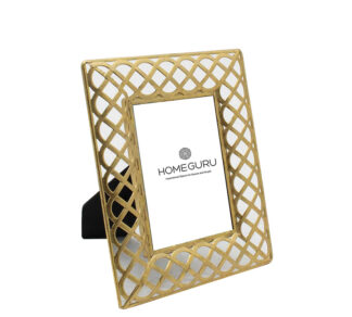 Φωτογραφοθήκη "Ρόμβος" (10x15) χρυσή