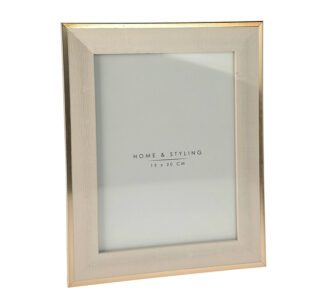 Φωτογραφοθηκη polysterine 19.5χ24.5 (15x20cm) ekρου/χρυση