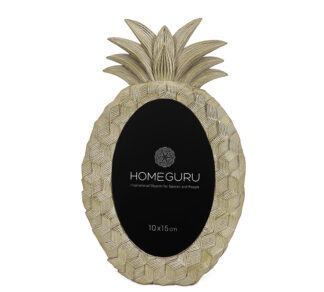 Φωτο/θήκη polyresin. κορνίζα σχ.ανανάς 10x15cm