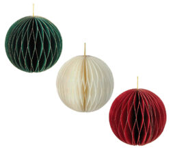 Χάρτινη μπάλλα 15cm σε 2 χρωμ.