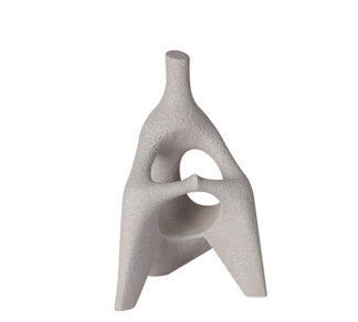 Αφηρημένο γλυπτό με φιγούρα ανθρώπου λευκή 23