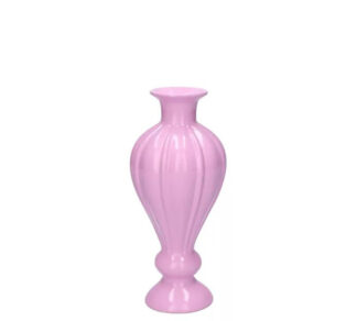 Βάζο "Celia" λιλά 8x17cm