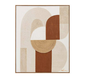 Γεωμετρικό Hand paint με κορνίζα 3