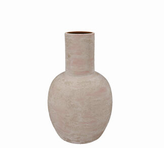 Κεραμικό βάζο "ROMY" εκρού χρ.