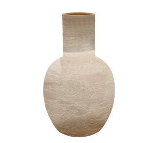 Κεραμικό βάζο "ROMY" εκρού χρ.