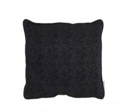 Μαξιλάρι μαύρο βελούδο με ανάγλυφο σχέδιο