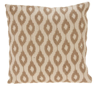 Μαξιλαρι γιούτα/cotton 45x45cm με φερμουάρ