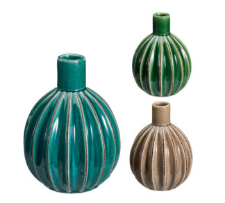 Μικρό στρογγυλό βάζο δολομίτη σε 3 χρ.