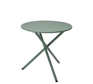 Στρογγυλό μεταλλικό τραπεζι δ.48xY48cm χρ.μέντας