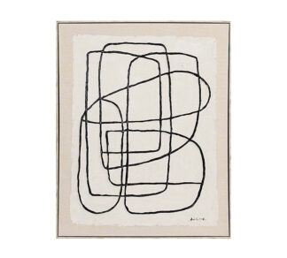 Χειροποίητος πίνακας με γραμμικό σχ.