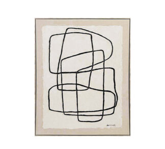 Χειροποίητος πίνακας με γραμμικό σχ.